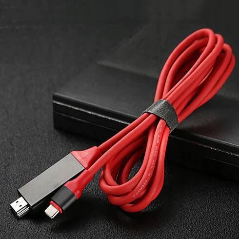 KABEL ADAPTÉR USB-C 3.1 TYP C NA HDMI 4K MHL 1080P 2 m za 260.00CZK - Allegro