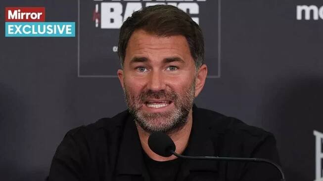 Olympic gold medallist's 'punch from the gods' saved Eddie Hearn's boxing career