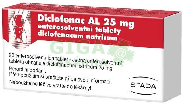 Diclofenac AL 25mg tbl.ent.20