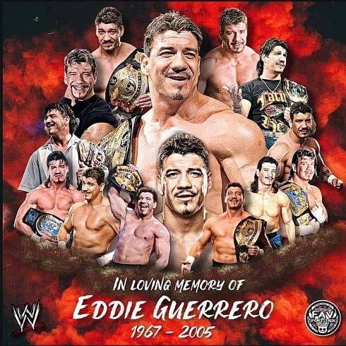 In Loving Memory Of Eddie Guerrero Poster Wallpaper