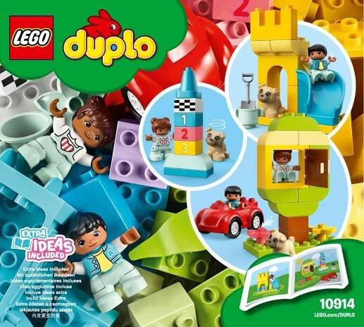 Návod na stavbu LEGO Duplo Classic 10914 Velký box s kostkami - Zbozi.cz