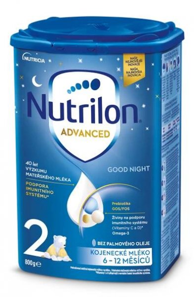 Nutrilon 2 Advanced Goodnight 800g - Kojenecké mléko na noc