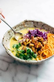 Coconut Curry Soup - this easy recipe can be made with almost ANY vegetables you have on hand! Silky-smooth and full of flavor. Vegetarian and vegan! | pinchofyum.com