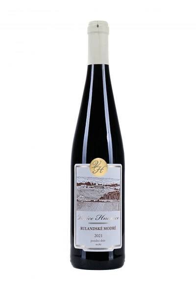 Víno Merlot 2021, výběr z hroznů, Vinice-Hnanice