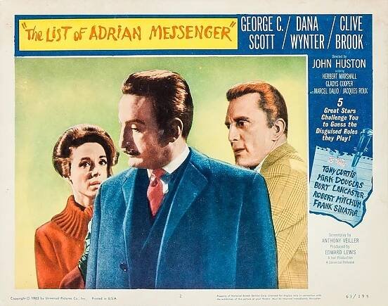 Dana Wynter, George C. Scott, Kirk Douglas - Seznam Adriana Messengera - Fotosky