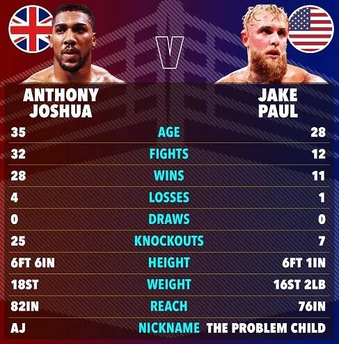 'It's dangerously insane' - Former world champ fears for Jake Paul's health amid Anthony Joshua fight talks | The Sun
