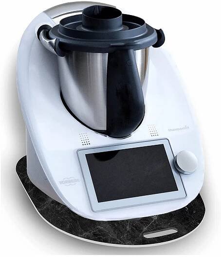 Premium Gleitbrett für den Thermomix - TM5, TM6 & TM31 - Hochwertiger Gleiter aus Premium Acrylglas - in vielen Farben - MADE IN GERMANY (Transparent)