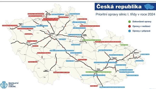 Přehled prázdninových omezení provozu ve Zlínském kraji - Ředitelství silnic a dálnic s. p. pro Zlínský kraj