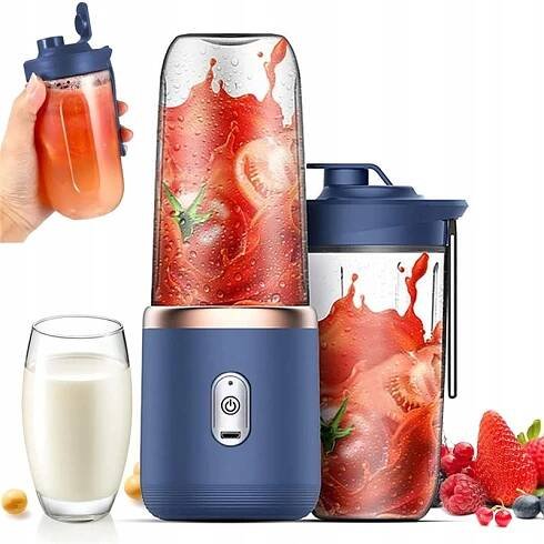 Stolní mixér Bedee MINI BLENDER ELEKTRYCZNY 20 W modrý
