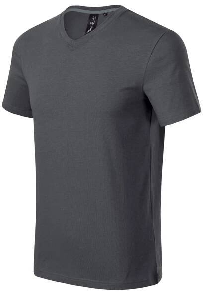MALFINI® Prémiové pánské tričko Action V-neck 700 - light anthracite z kolekce MALFINI PREMIUM