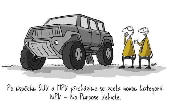 Vtip na víkend: Nová automobilová kategorie NPV | Kurzy.cz