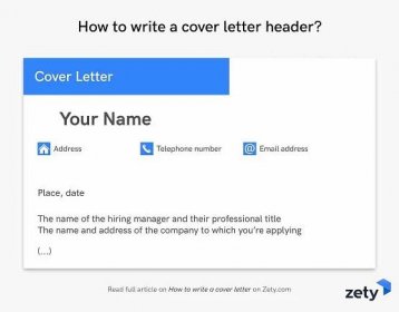How to Write a Cover Letter for Any Job in 2024