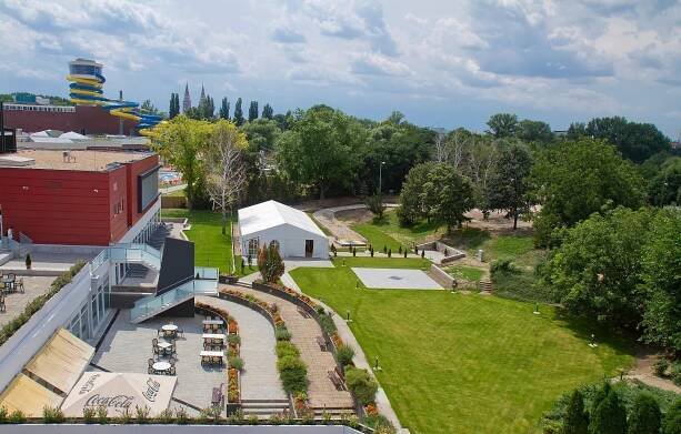 Zahrada ubytování Hunguest Szeged - ex Forrás