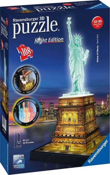 Ravensburger Socha Svobody v noci