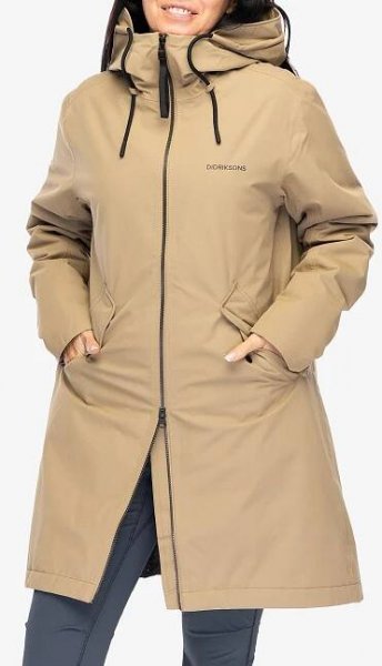 Dámský kabát Didriksons Fia Parka - wood