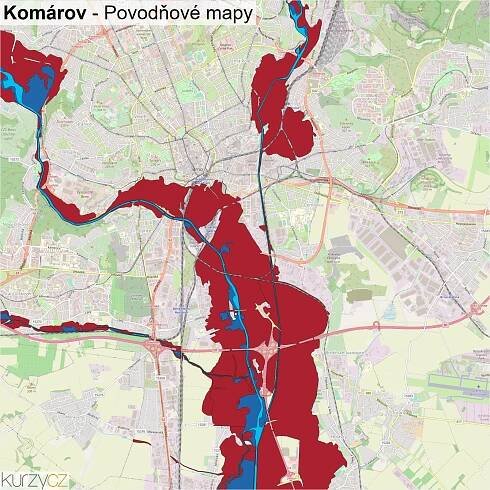 Komárov - mapy | Kurzy.cz