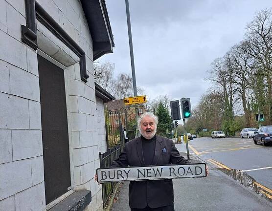 Fred Fielder On Bury New Road - Bury New Road