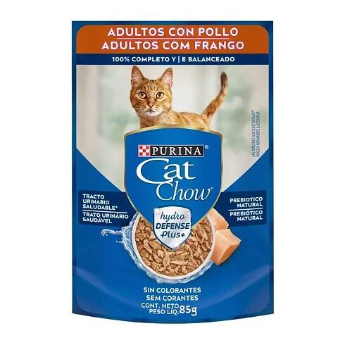 CAT CHOW Húmedo Adultos Pollo 85g