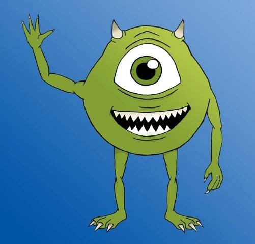 Mike Wazowski - Vilson / Anime Bakka