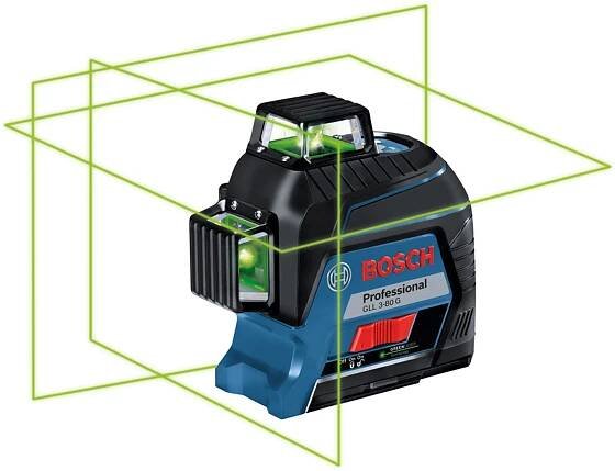 BOSCH GLL 3-80 G Professional Čárový laser 0601063Y00