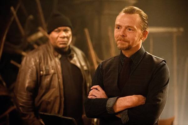 Ving Rhames and Simon Pegg.