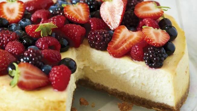 Cheesecake s ovocem