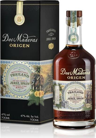 Dos Maderas Origen Thailand 12 y.o. 47 % 0,7 l karton od 1 656 Kč