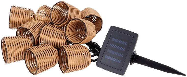 Solar Ratanový Světelný řetěz 5,6m
