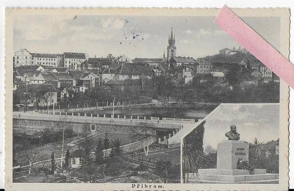 Příbram - Pohlednice místopis