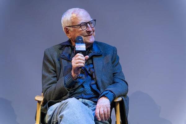  James Ivory during the Q&A following  Merchant Ivory  
