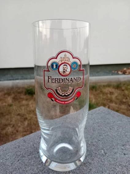 Pivní sklenice 0,5 l - Ferdinand - Pivovar Benešov