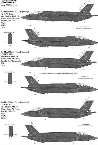 Lockheed-Martin F-35 A/B Lightning II (33 aircraft)