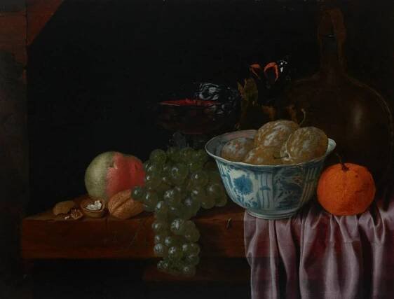 CIRCLE OF JAN DAVIDSZ. DE HEEM (UTRECHT 1606-1684 ANTWERP) A bowl of fruit