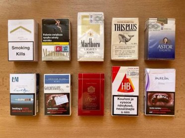 Krabičky od cigaret (prázdné - pro sběratele) - Sběratelství