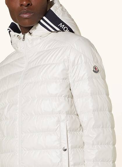 MONCLER Péřová bunda LULE: BÍLÁ