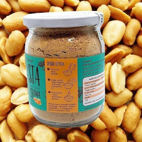KruKam Ořechová pasta v prášku 250 g 100% arašídové máslo v prášku Značka KruKam