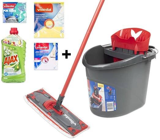 Mop Vileda Ultramax set box 2v1 + úklidový balíček 629 Kč