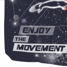 Povlečení Galaxy of Parkour | Enjoy the Movement | Parkour oblečení a doplňky