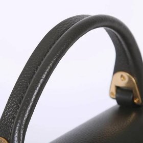 Coccinelle - Marvin Medium Tumbled Leather Top Handle Bag Khaki