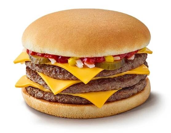 triple cheeseburger