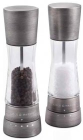 Cole&Mason Cole&Mason - Sada mlýnků na sůl a pepř DERWENT 2 ks 19 cm matný chrom GG403