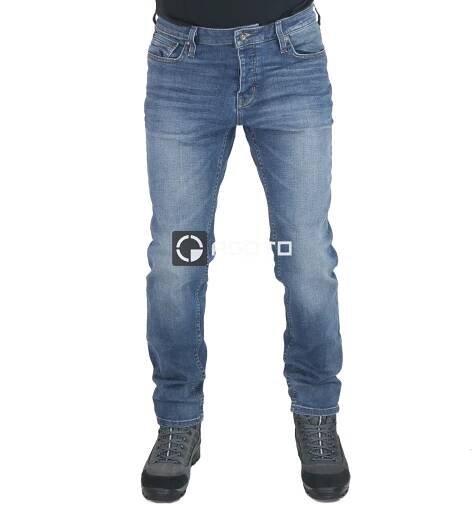 Engelbert Strauss Jeans Slim modré pánské rifle