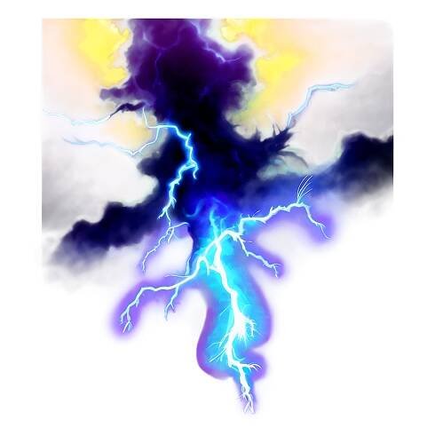 Fantasy Lightning Spell Png Mir PNG