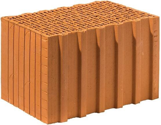 Cihla Porotherm 38 P+D - Nebroušená