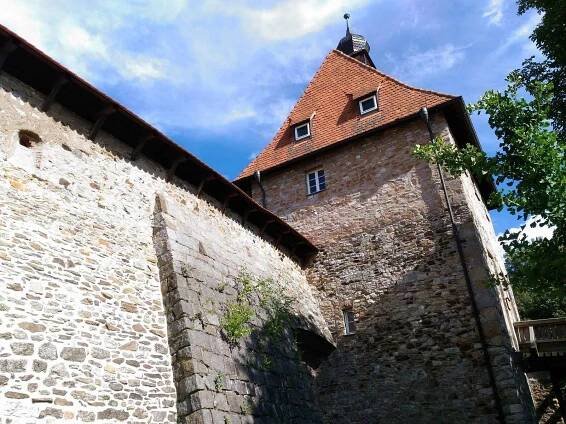 Hrad a město Hohenberg se nachází jen pár kilometrů od česko - německých hranic.