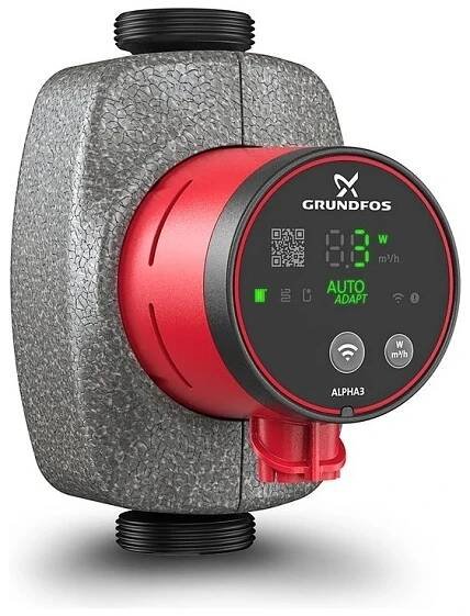 GRUNDFOS ALPHA3 energeticky úsporná regulovaná čerpadla