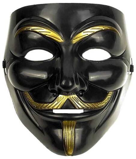 Anonymous maska Vendeta černá