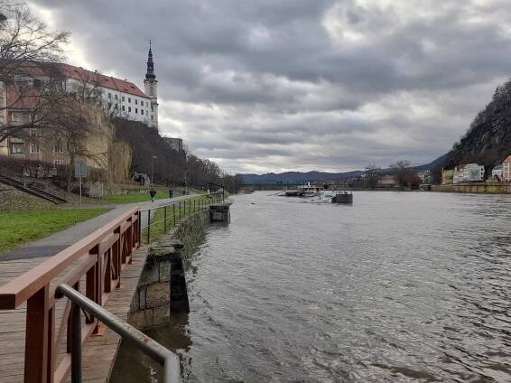 Statutární město Děčín - Probíhá úklid po druhé povodňové vlně