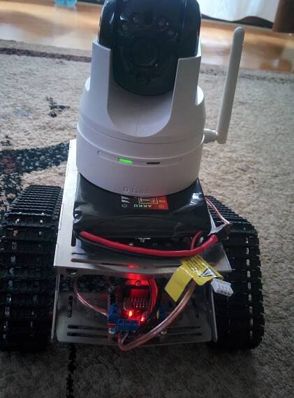 Mini robot arduino + control by tablet / android phone