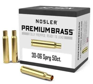 Nábojnice Nosler Premium Brass .30-06 Springfield (50ks)